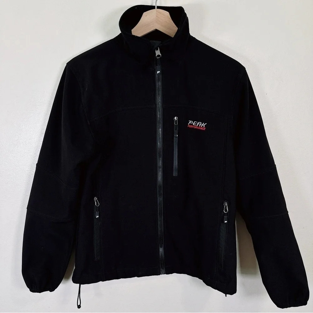 Peak Performance Womens Soft Shell Black Jacket
